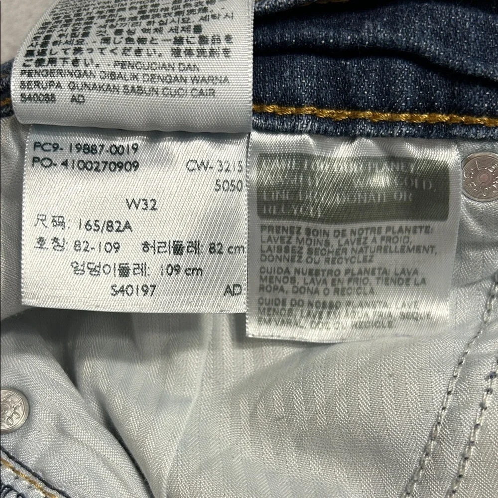 Levi's “Boyfriend” Straight Leg Blue Jeans